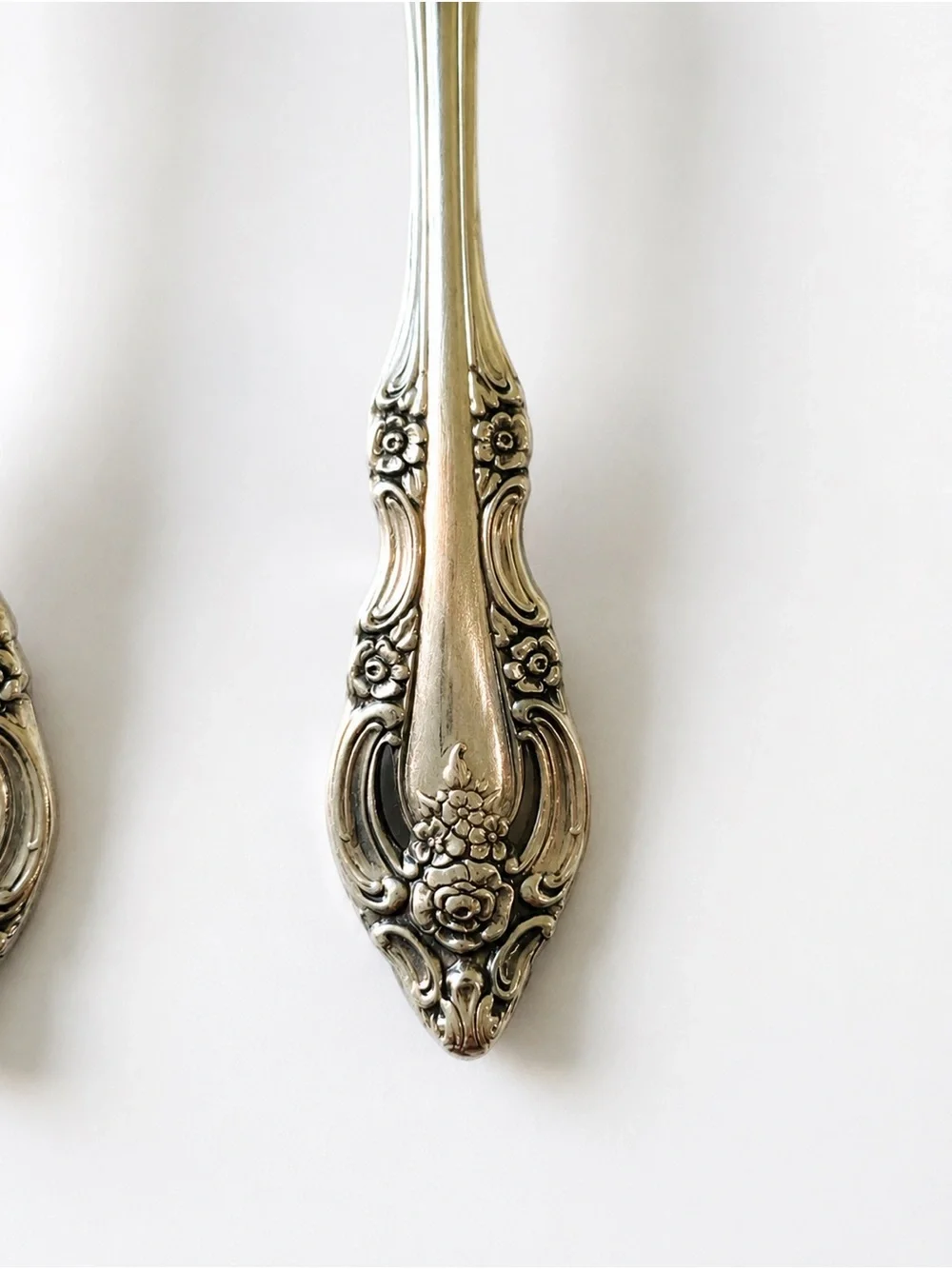 Vintage Community Silverplate Teaspoons – Set of 3 Ornate Floral Spoons